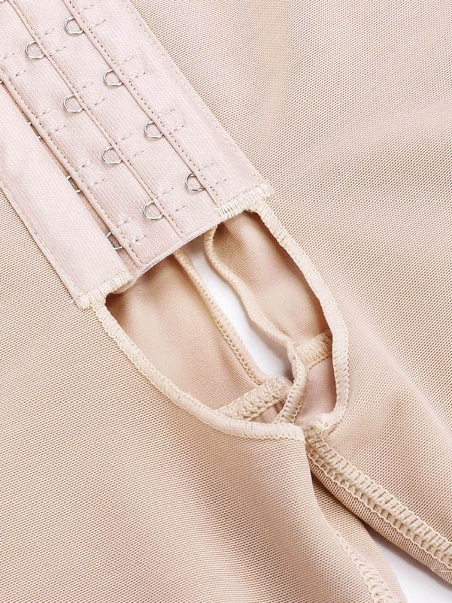 Ultimate Stretch Nude Hooks shaping girdles without crotch and without padding, available in plus size.