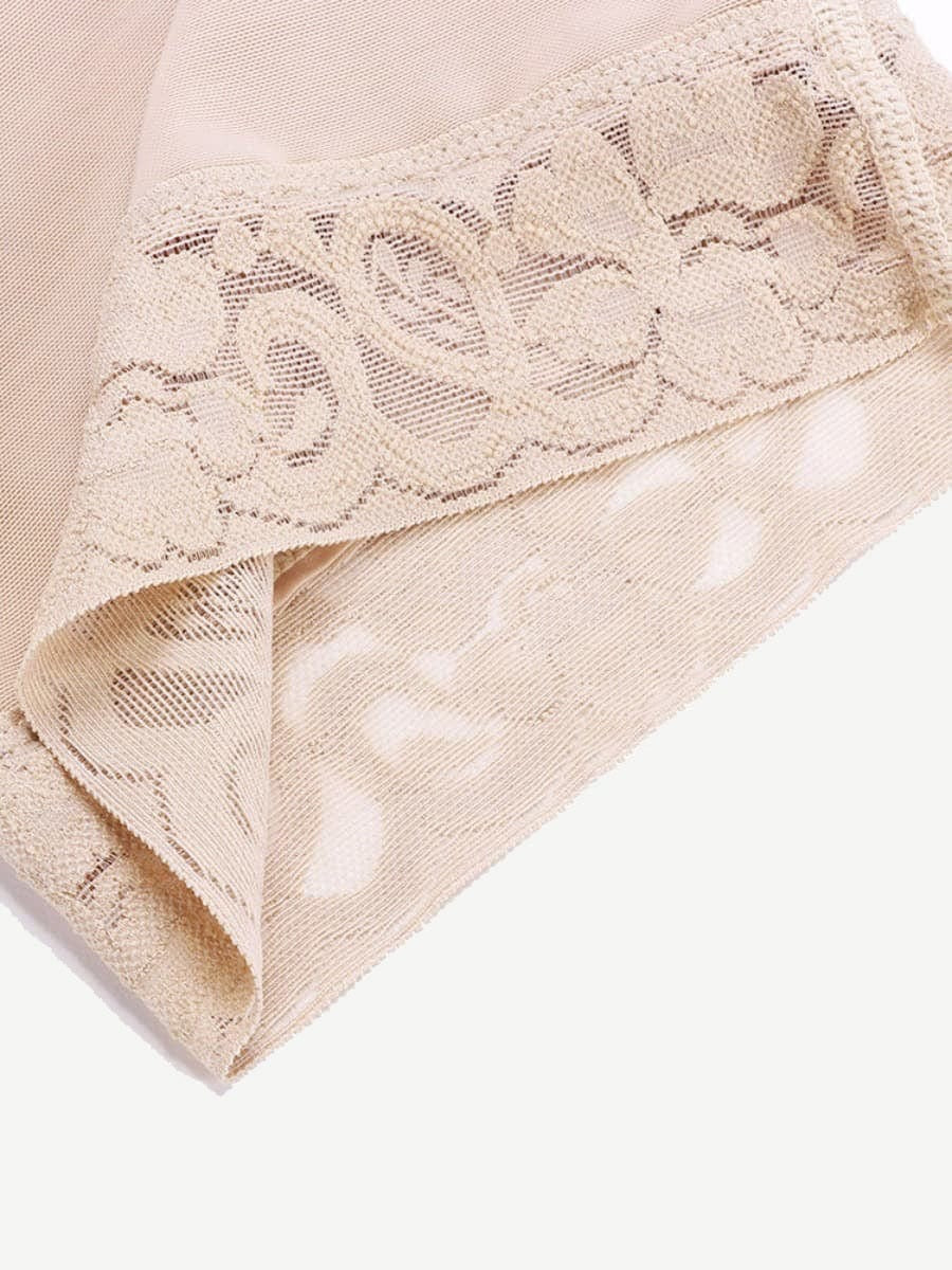 Ultimate Stretch Nude Hooks shaping girdles without crotch and without padding, available in plus size.