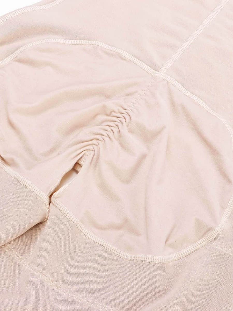 Ultimate Stretch Nude Hooks shaping girdles without crotch and without padding, available in plus size.
