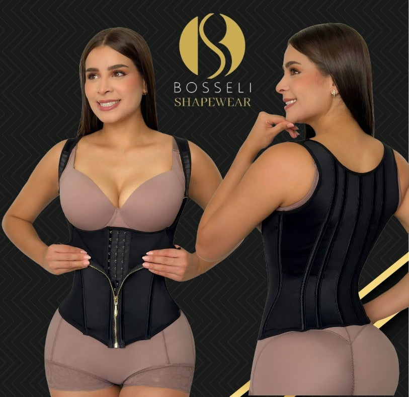Chaleco reloj de arena Lycra Powernet elegante 100% Colombiano.