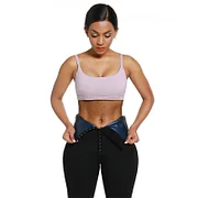 BOSSELI SHAPEWEAR  2 In 1 PU Coated Lining Single Waistband Neoprene Waist Trainer Leggings.