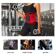Red 3-Layer Neoprene Waist Trainer Sauna Belt Curve-Creating. (Copia)