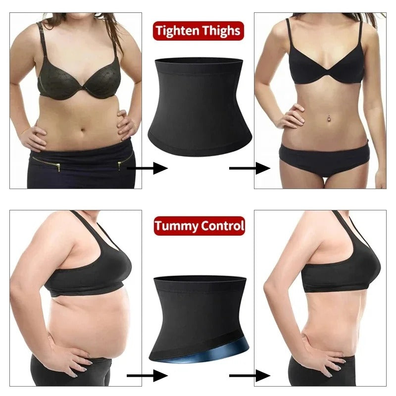 New Sports Fat Burning Waist Belt Waist Trainer Cincher Workout.