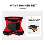 Red 3-Layer Neoprene Waist Trainer Sauna Belt Curve-Creating. (Copia)